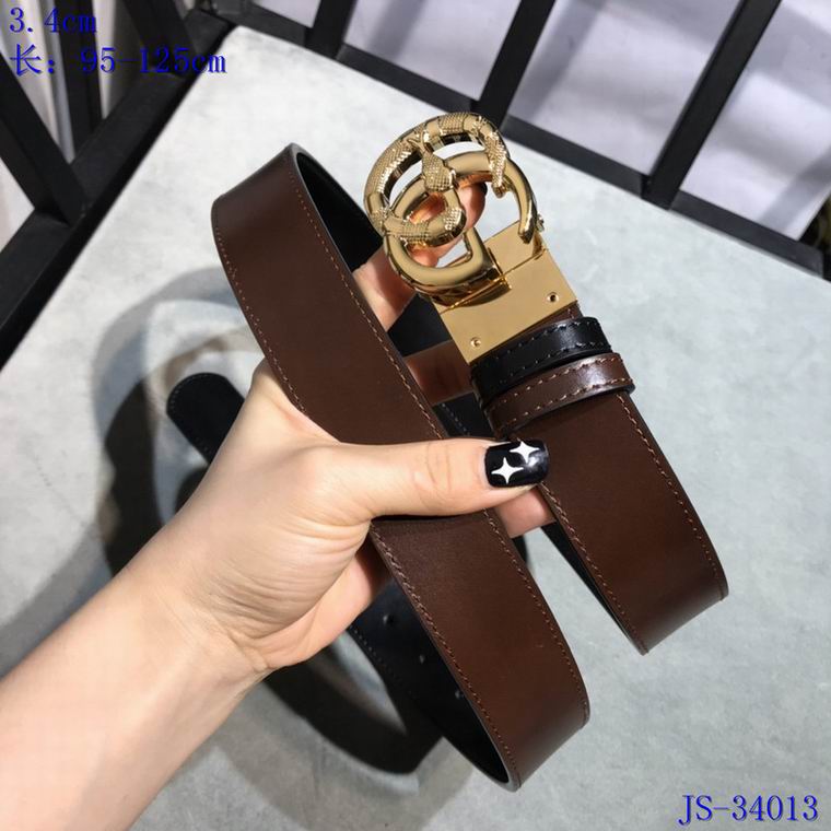 Gucci belt 34mm 95-125cm 8L07